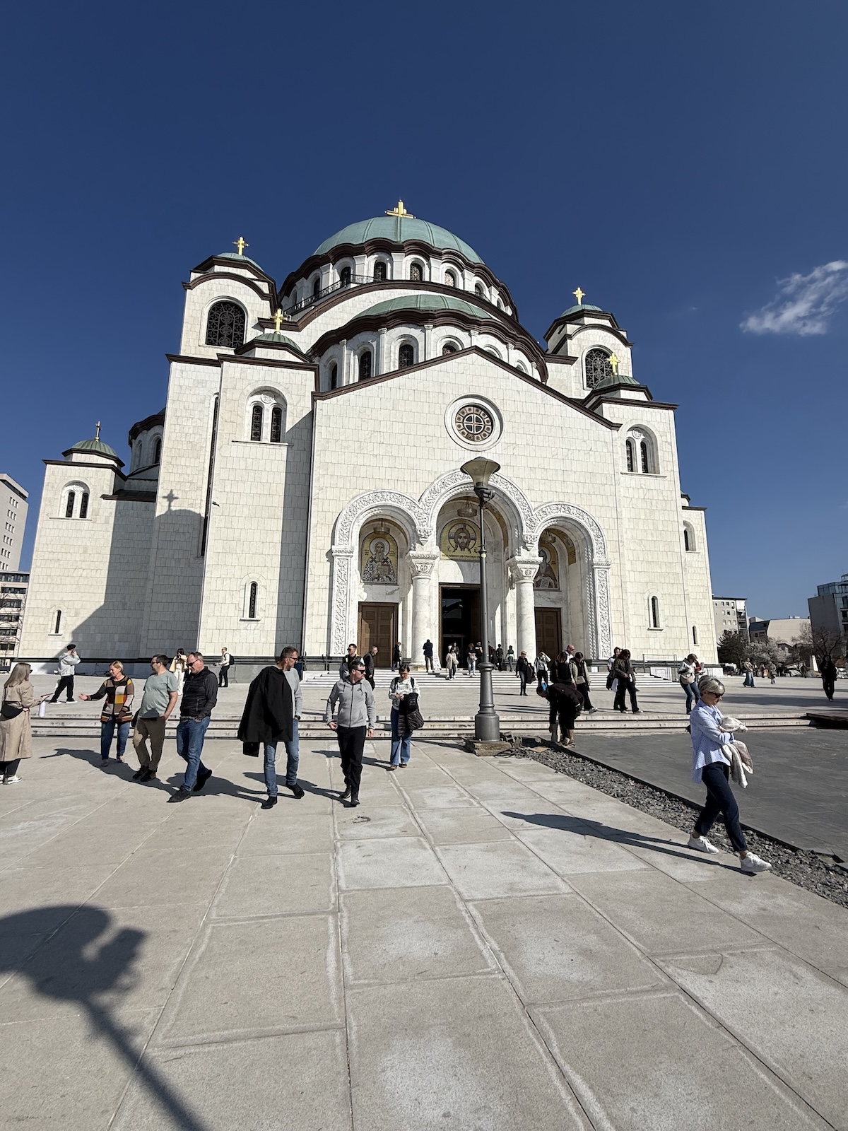Zunanjost cerkve Sv. Save